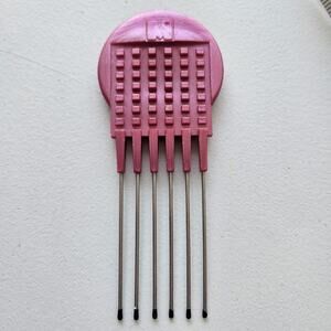 Vintage Mebco Hair Pick Pink Hair Lift